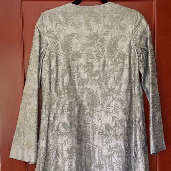 Khandoma Custom Silk Mid Length Jacket - Picture 3 of 9